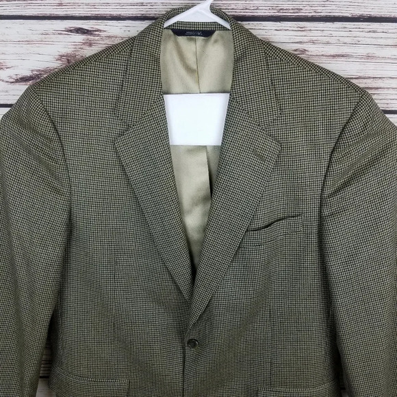 Brooks Brothers 42 XL Houndstooth Blazer Jacket - Picture 2 of 8